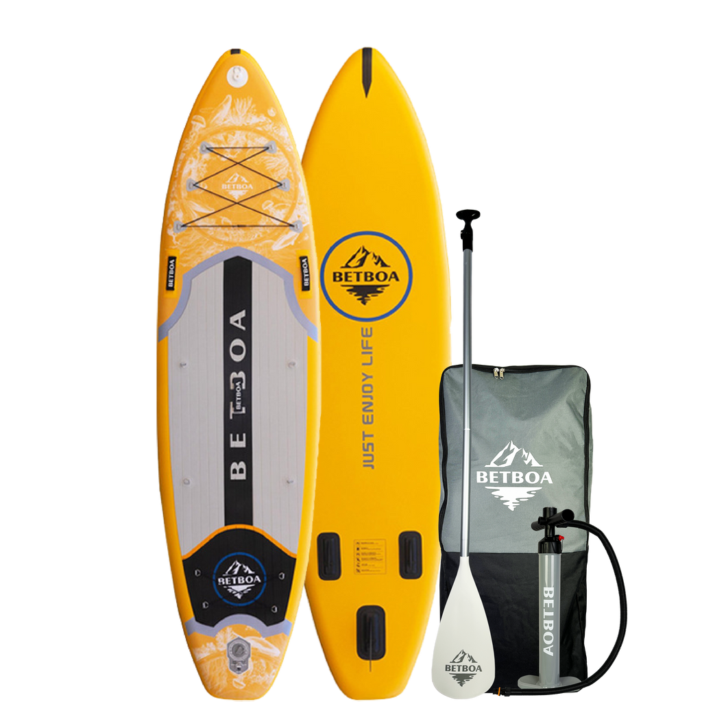 BETBOA All-Round Inflatable Stand-Up Paddle Board - Yellow